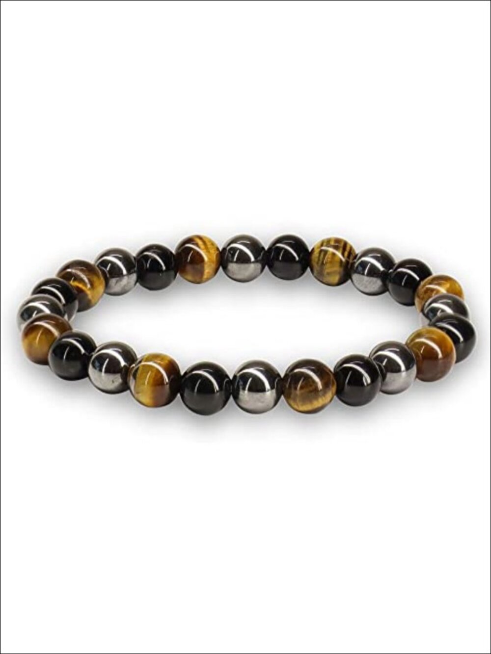 Handmade Natural Gemstone Beaded Bracelet Adjustable 8mm Stretch Meditation
